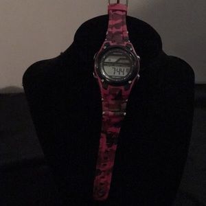 Armitron Pro Sport woman’s watch with pink camo band
